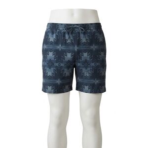NEW FAHERTY doug good feather's shorelite shorts in night navy stars